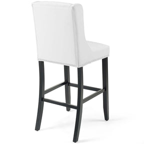 Modway Furniture Modern Baron Bar Stool Faux Leather Set of 2 - EEI-4019