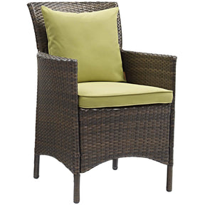 Modway Furniture Modern Conduit Outdoor Patio Wicker Rattan Dining Armchair Set of 2 - EEI-4030