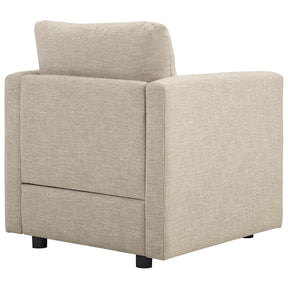 Modway Furniture Modern Activate Upholstered Fabric Armchair Set of 2 - EEI-4078