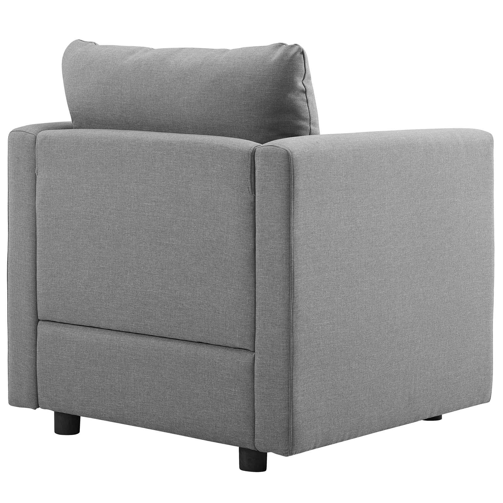 Modway Furniture Modern Activate Upholstered Fabric Armchair Set of 2 - EEI-4078