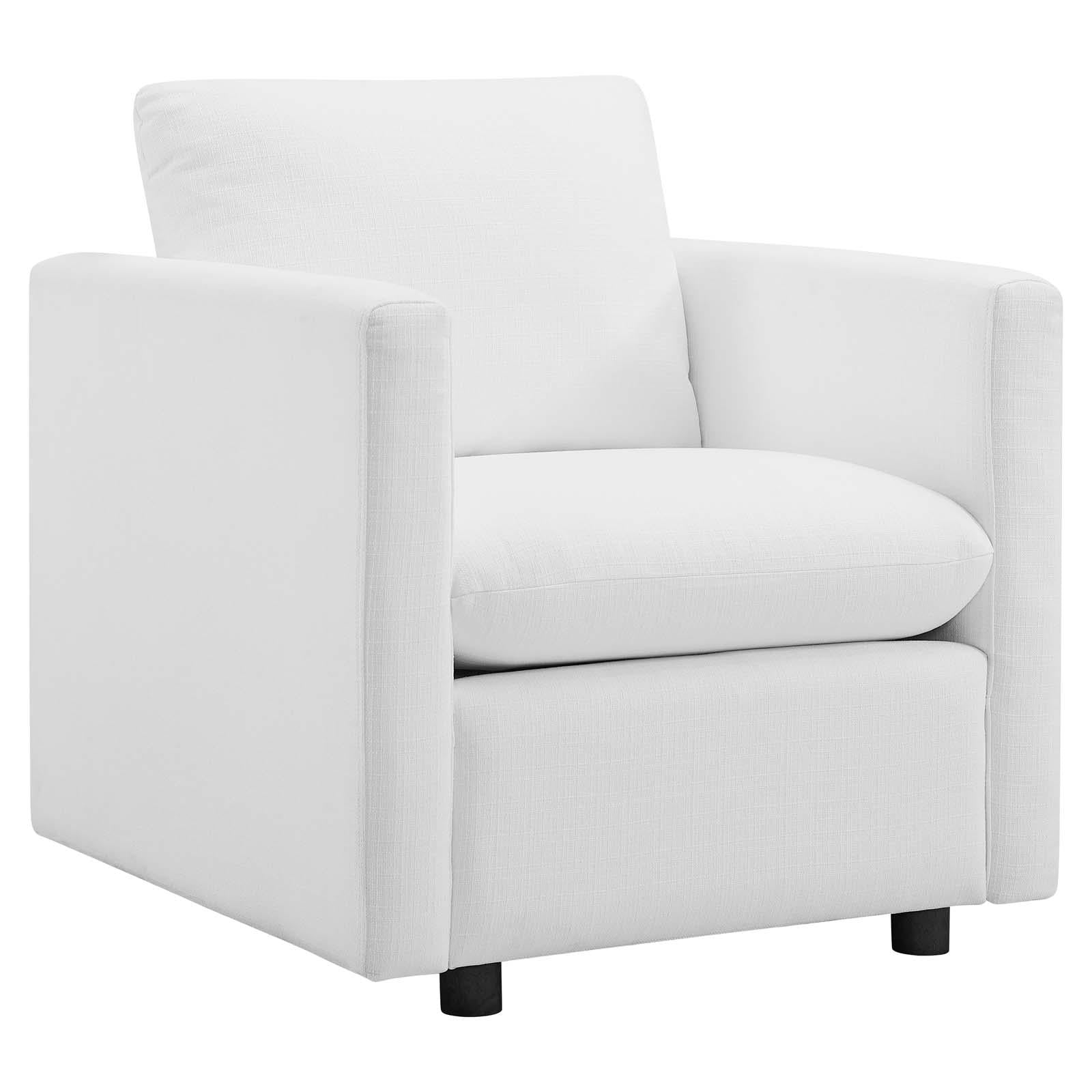 Modway Furniture Modern Activate Upholstered Fabric Armchair Set of 2 - EEI-4078