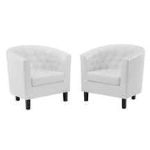 Modway Furniture Modern Prospect Upholstered Vinyl Armchair Set of 2 - EEI-4110