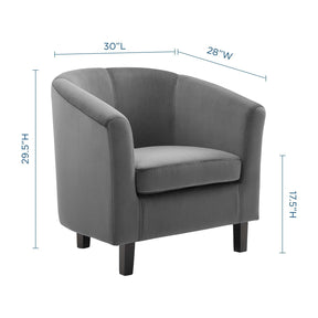 Modway Furniture Modern Prospect Performance Velvet Armchair - EEI-4137