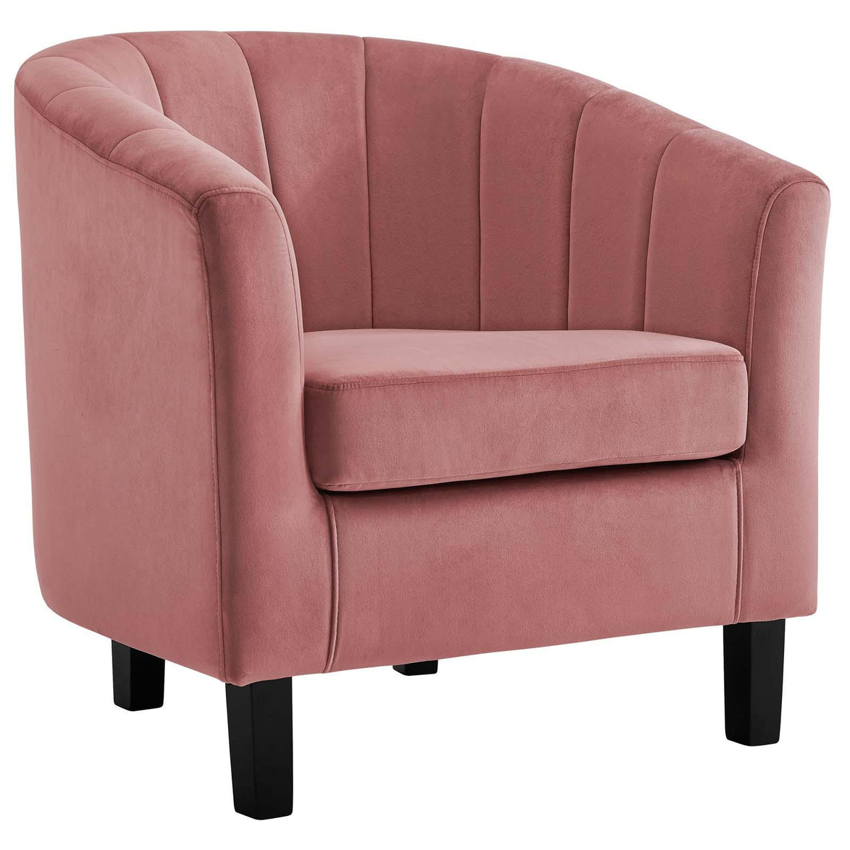 Modway Furniture Modern Prospect Channel Tufted Performance Velvet Armchair Set of 2 - EEI-4150