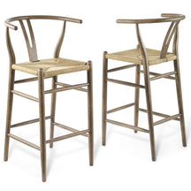 Modway Furniture Modern Amish Wood Bar Stool Set of 2 - EEI-4166