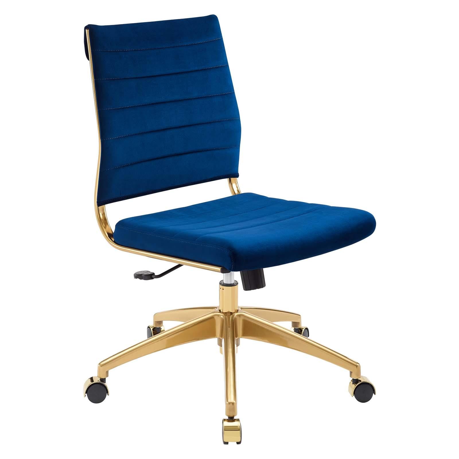 Modway Furniture Modern Jive Armless Mid Back Performance Velvet Office Chair - EEI-4280