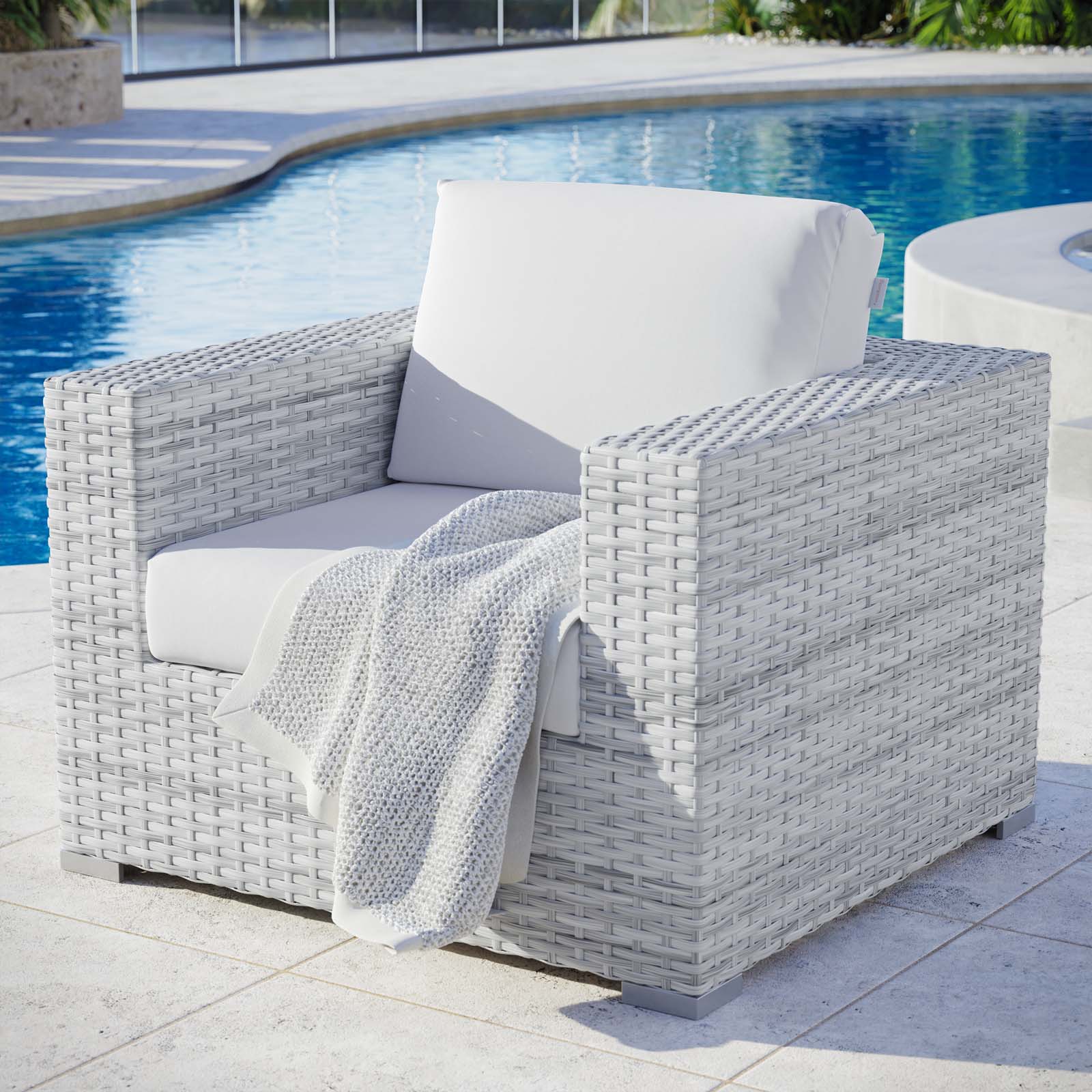 Modway Furniture Modern Convene Outdoor Patio Armchair - EEI-4297