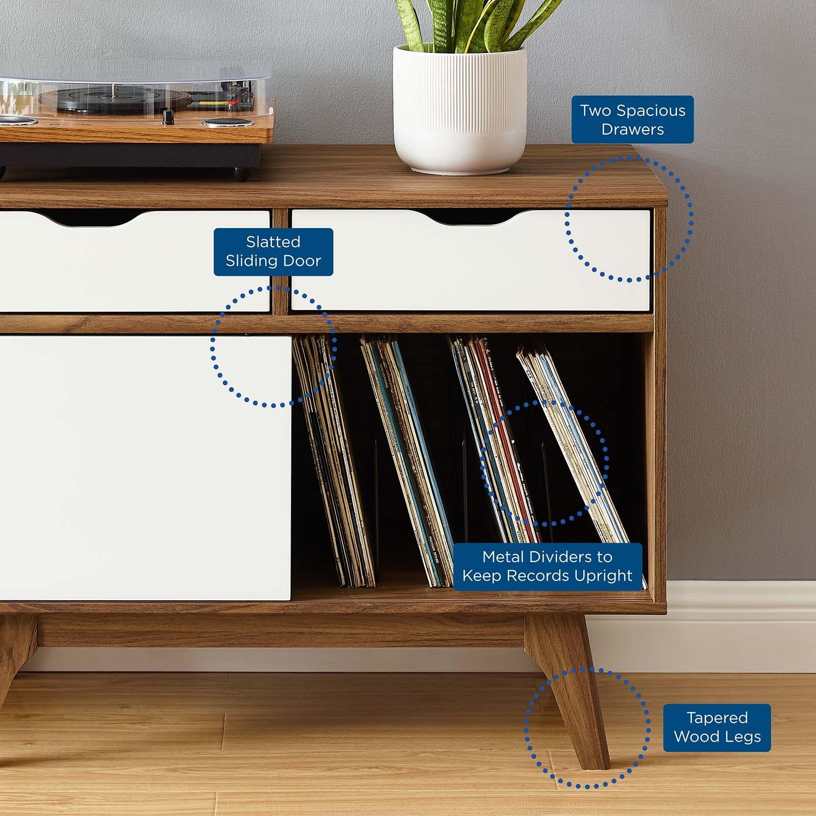 Modway Furniture Modern Envision Vinyl Record Display Stand - EEI-4324