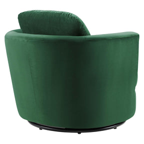 Modway Furniture Modern Pirouette Performance Velvet Swivel Armchair - EEI-4345