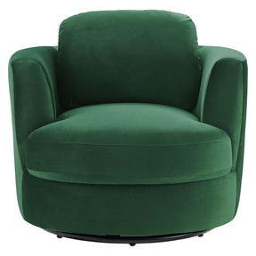 Modway Furniture Modern Pirouette Performance Velvet Swivel Armchair - EEI-4345