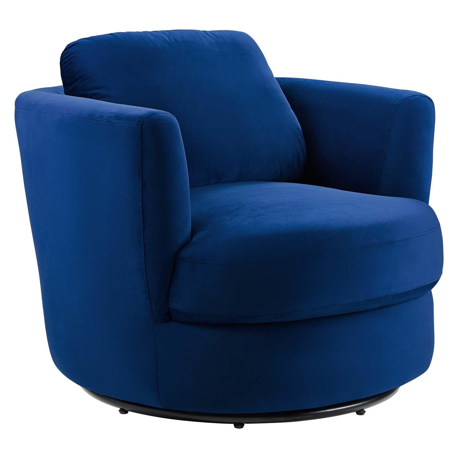 Modway Furniture Modern Pirouette Performance Velvet Swivel Armchair - EEI-4345