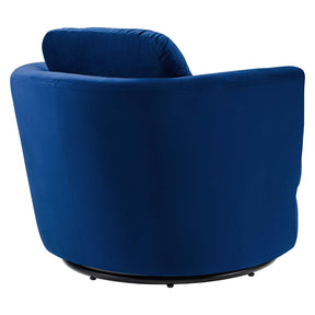 Modway Furniture Modern Pirouette Performance Velvet Swivel Armchair - EEI-4345