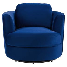 Modway Furniture Modern Pirouette Performance Velvet Swivel Armchair - EEI-4345