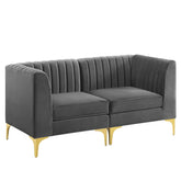 Modway Furniture Modern Triumph Channel Tufted Performance Velvet Loveseat - EEI-4346