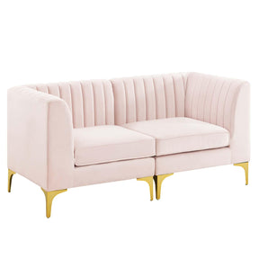 Modway Furniture Modern Triumph Channel Tufted Performance Velvet Loveseat - EEI-4346