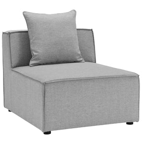 Modway Furniture Modern Saybrook Outdoor Patio Upholstered 4-Piece Sectional Sofa - EEI-4380