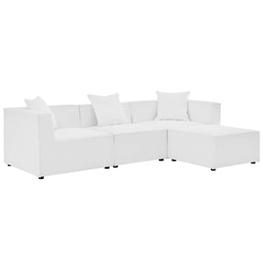 Modway Furniture Modern Saybrook Outdoor Patio Upholstered 4-Piece Sectional Sofa - EEI-4380