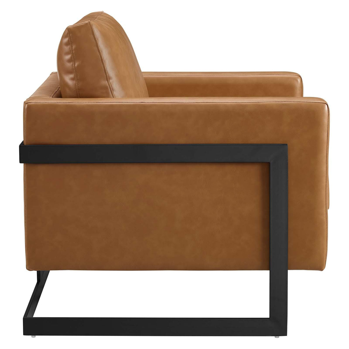 Modway Furniture Modern Posse Vegan Leather Accent Chair - EEI-4392