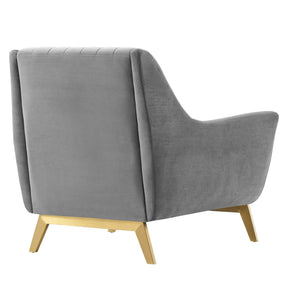 Modway Furniture Modern Winsome Channel Tufted Performance Velvet Armchair - EEI-4409