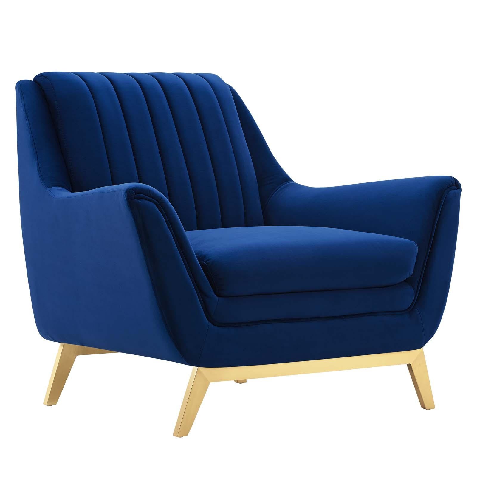 Modway Furniture Modern Winsome Channel Tufted Performance Velvet Armchair - EEI-4409