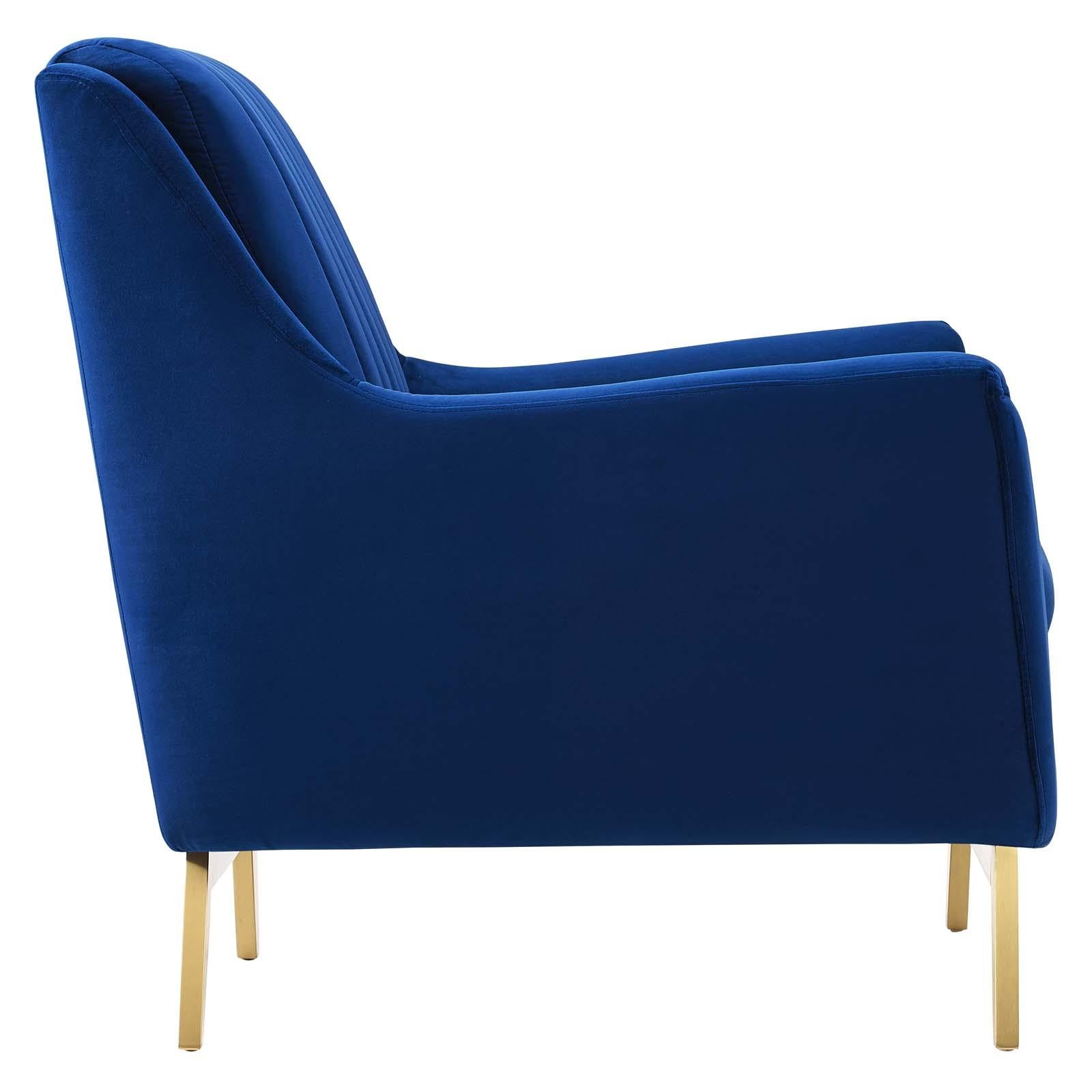 Modway Furniture Modern Winsome Channel Tufted Performance Velvet Armchair - EEI-4409