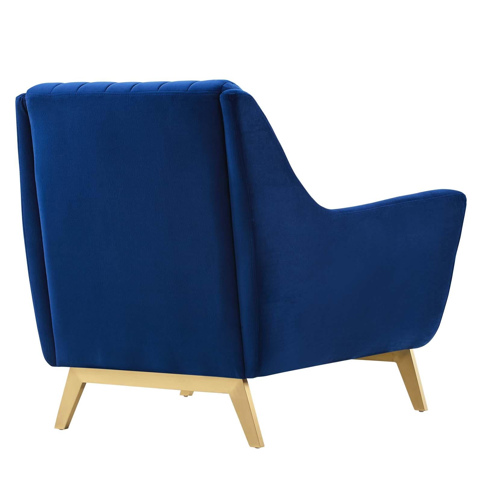 Modway Furniture Modern Winsome Channel Tufted Performance Velvet Armchair - EEI-4409