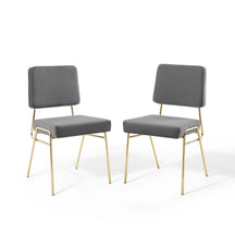 Modway Furniture Modern Craft Dining Side Chair Performance Velvet Set of 2 - EEI-4505