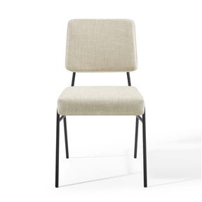 Modway Furniture Modern Craft Dining Side Chair Upholstered Fabric Set of 2 - EEI-4506