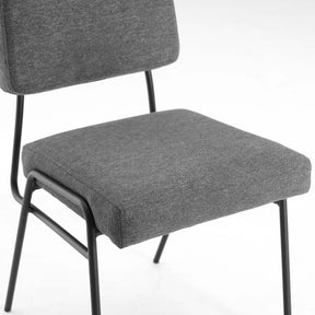 Modway Furniture Modern Craft Dining Side Chair Upholstered Fabric Set of 2 - EEI-4506