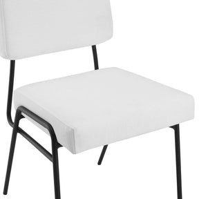 Modway Furniture Modern Craft Dining Side Chair Upholstered Fabric Set of 2 - EEI-4506