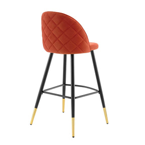 Modway Furniture Modern Cordial Performance Velvet Bar Stools - Set of 2 - EEI-4527