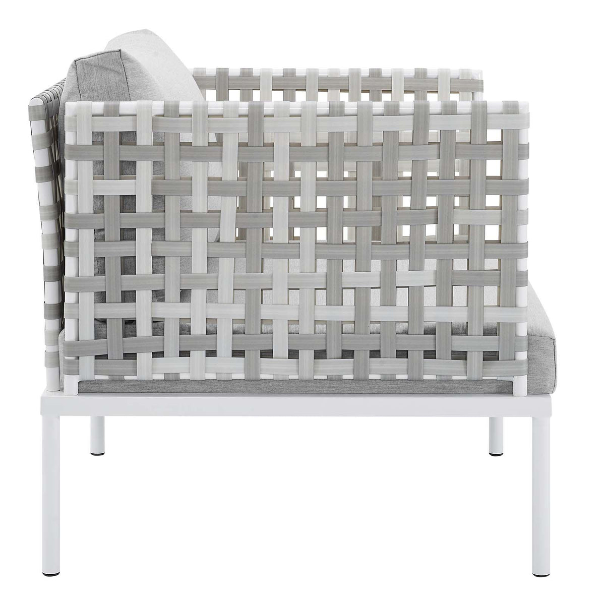 Modway Furniture Modern Harmony Sunbrella® Basket Weave Outdoor Patio Aluminum Armchair - EEI-4541