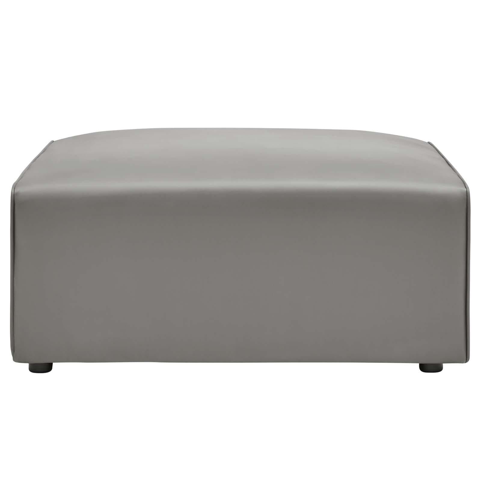 Modway Furniture Modern Mingle Vegan Leather Ottoman - EEI-4624