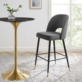 Modway Furniture Modern Rouse Performance Velvet Bar Stool - EEI-4644