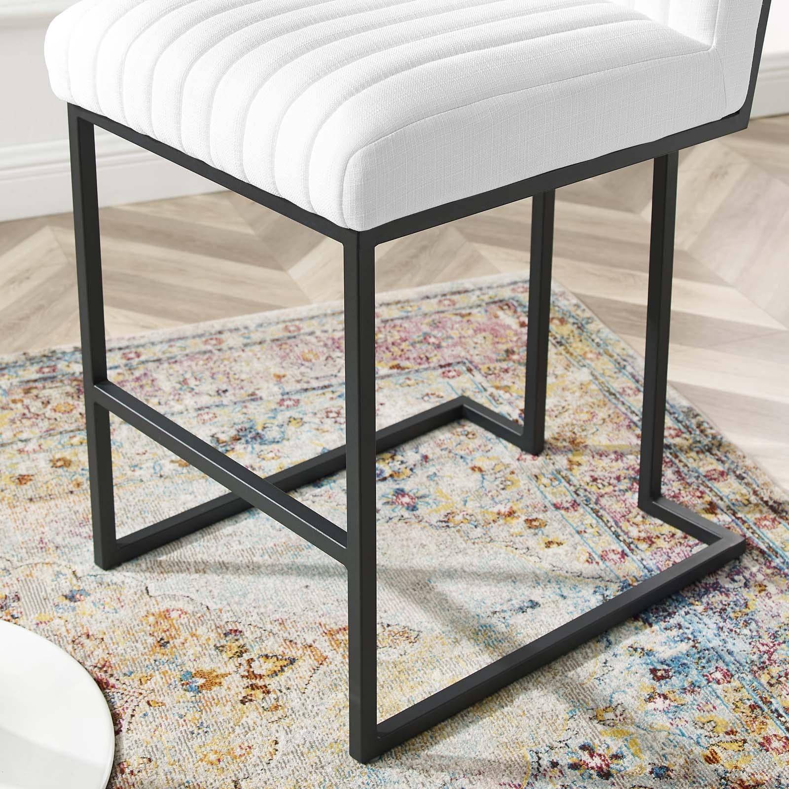 Modway Furniture Modern Indulge Channel Tufted Fabric Counter Stool - EEI-4653