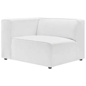 Modway Furniture Modern Mingle Vegan Leather 2-Piece Sectional Sofa Loveseat - EEI-4788