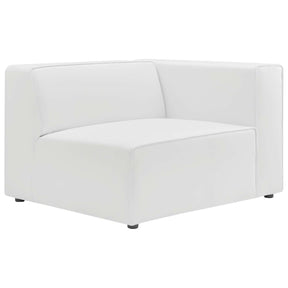 Modway Furniture Modern Mingle Vegan Leather 2-Piece Sectional Sofa Loveseat - EEI-4788