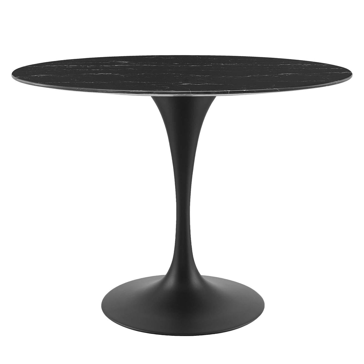 Modway Furniture Modern Lippa 42" Oval Artificial Marble Dining Table - EEI-4869