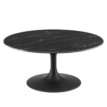 Modway Furniture Modern Lippa 36" Round Artificial Marble Coffee Table - EEI-4884