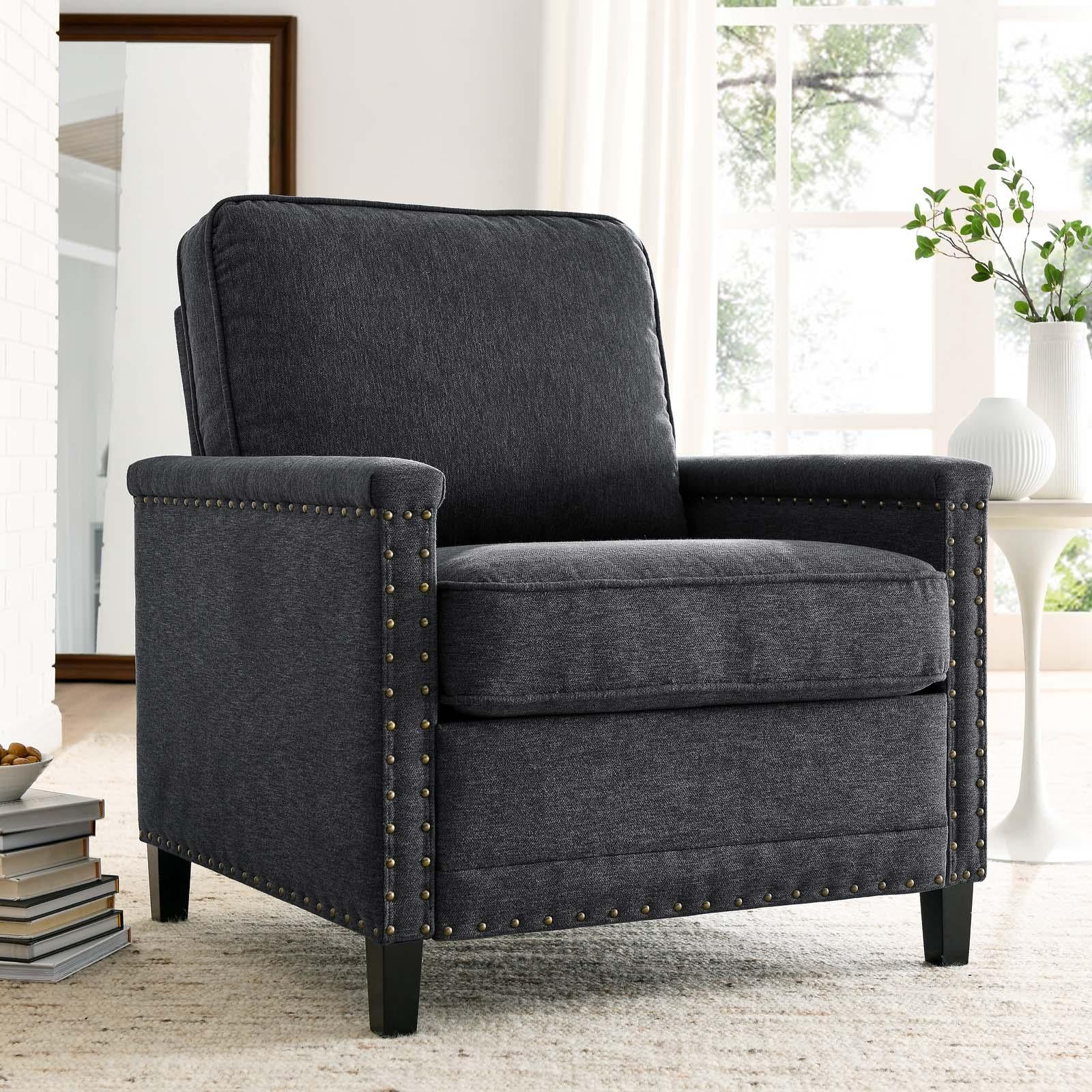 Modway Furniture Modern Ashton Upholstered Fabric Armchair - EEI-4988