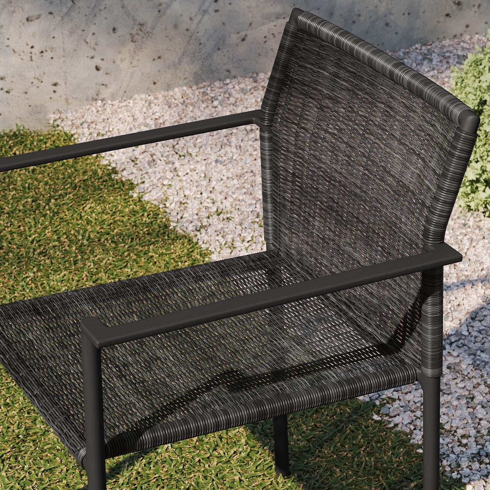 Modway Furniture Modern Lagoon Outdoor Patio Dining Armchairs Set of 2 - EEI-5041