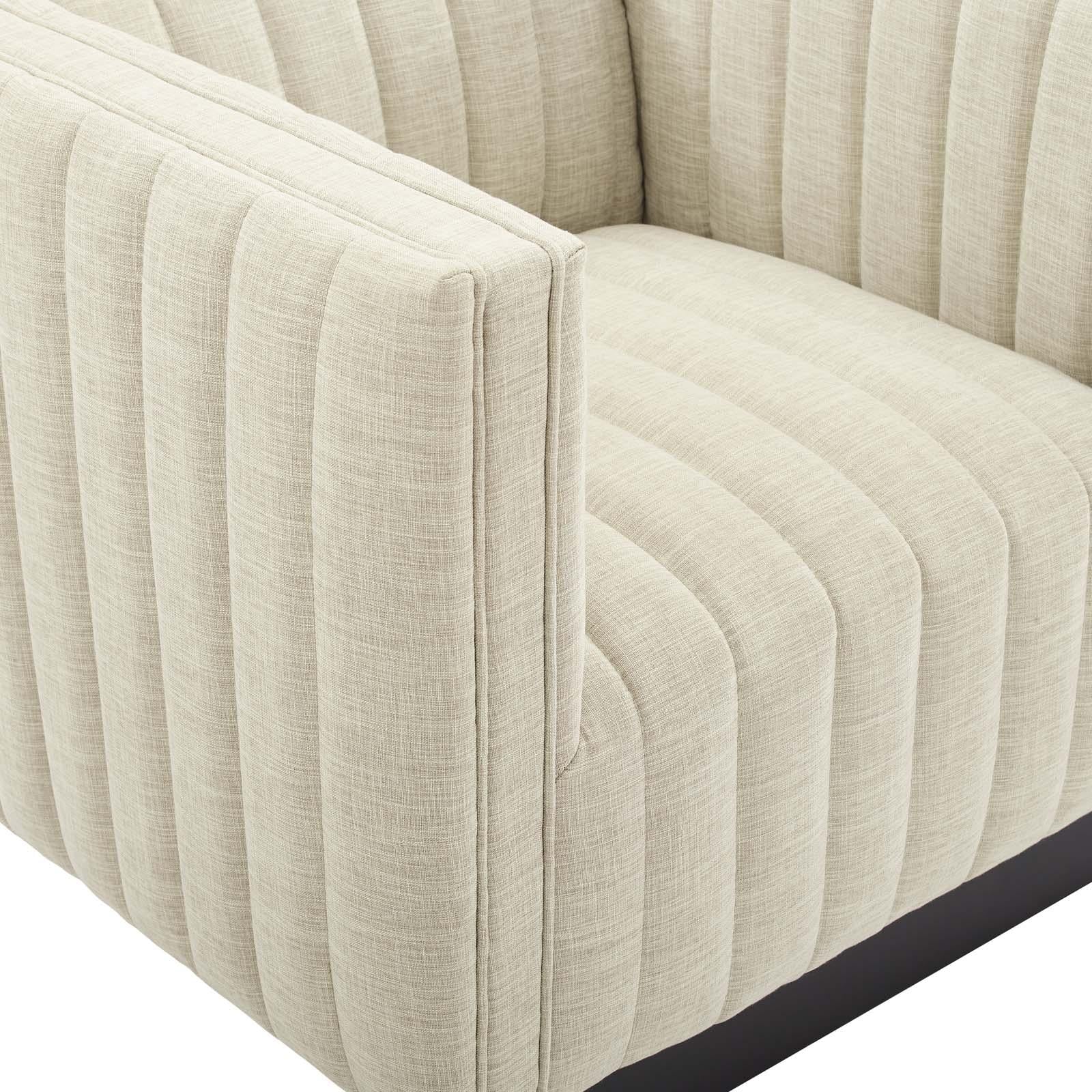 Modway Furniture Modern Conjure Tufted Armchair Upholstered Fabric Set of 2 - EEI-5045