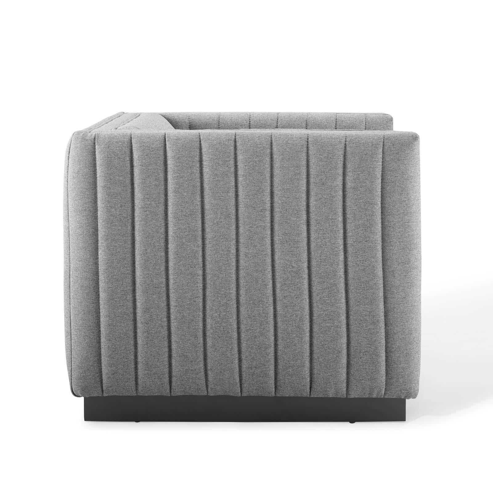 Modway Furniture Modern Conjure Tufted Armchair Upholstered Fabric Set of 2 - EEI-5045