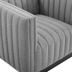 Modway Furniture Modern Conjure Tufted Armchair Upholstered Fabric Set of 2 - EEI-5045