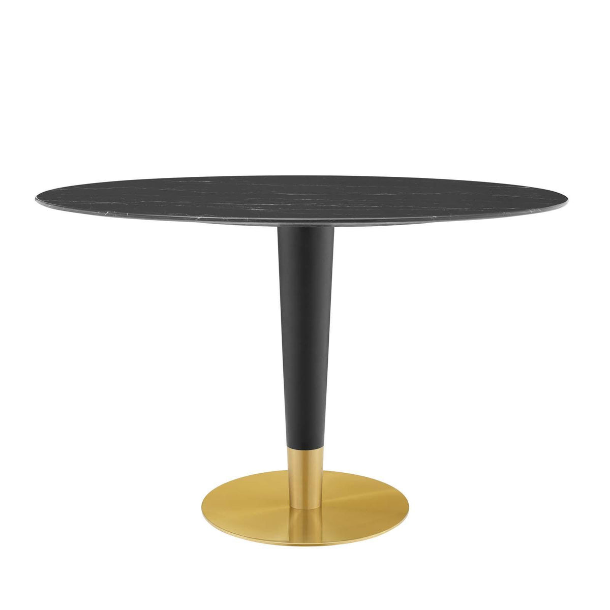 Modway Furniture Modern Zinque 48" Oval Artificial Marble Dining Table - EEI-5134