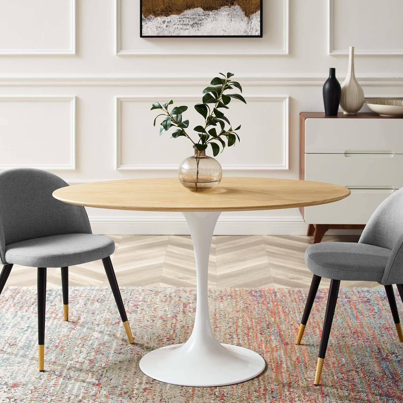 Modway Furniture Modern Lippa 48" Oval Dining Table - EEI-5160