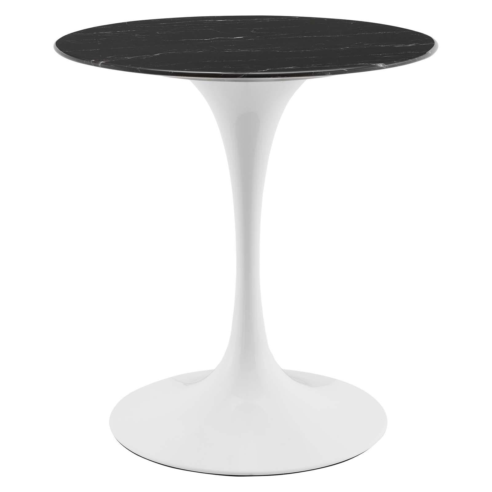 Modway Furniture Modern Lippa 28" Artificial Marble Dining Table - EEI-5167