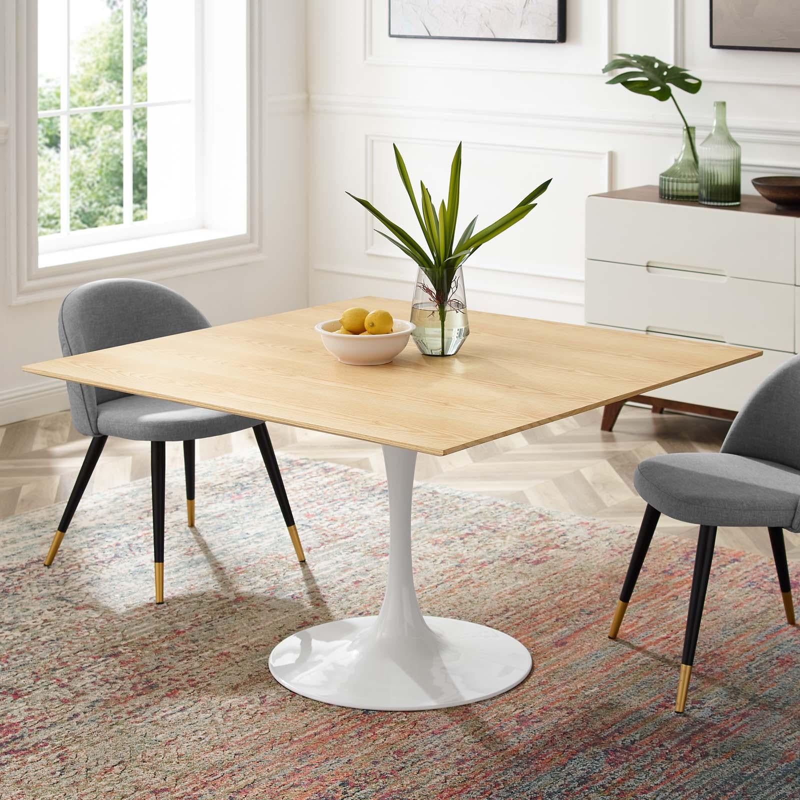 Modway Furniture Modern Lippa 47" Square Dining Table - EEI-5180