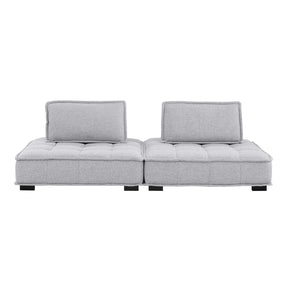 Modway Furniture Modern Saunter Tufted Fabric Fabric 2-Piece Loveseat - EEI-5204