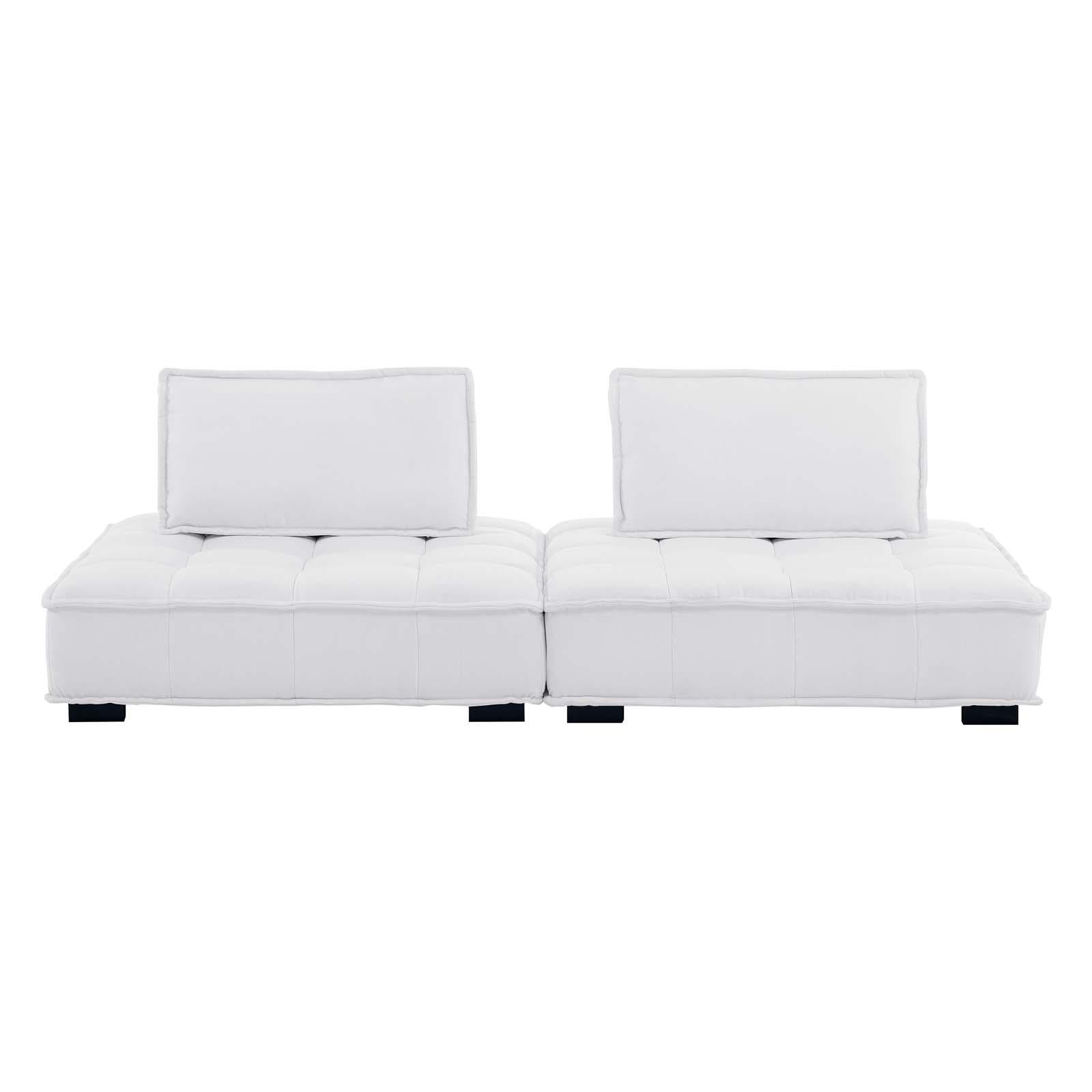 Modway Furniture Modern Saunter Tufted Fabric Fabric 2-Piece Loveseat - EEI-5204